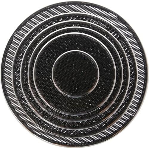 2 Pcs 1/2/3/4/5/6 Inch Speaker Steel Mesh Round Grill Protective Cover Circle Y3ND