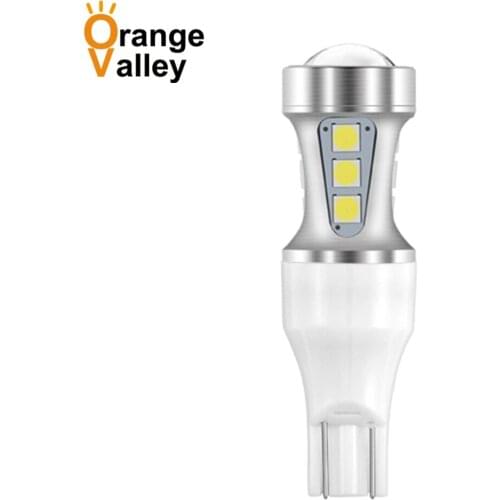 50PCS New T15 W16W WY16W Super Bright LED Car Tail Brake Bulbs Turn Signals Auto Bcakup Reverse Lamp Daytime Running Light