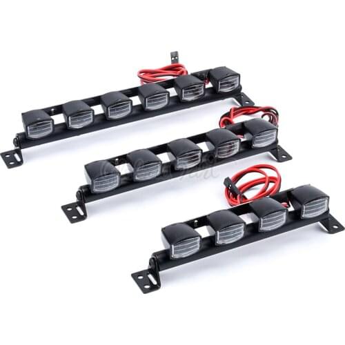 Remote control car LED light strip Traxxas Trx-4 Trx4 axial SCX10 II 90046 D90 RC4WD D110 RC tracked truck body shell roof light
