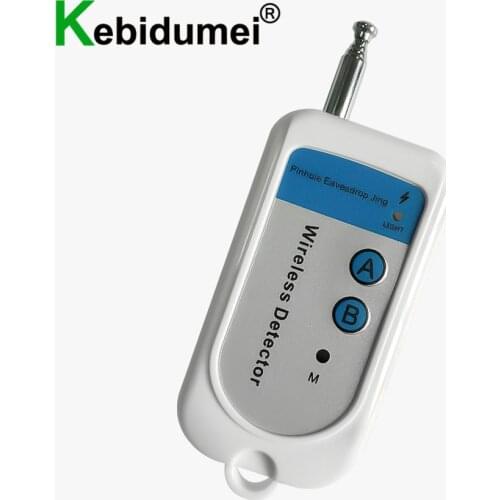 Wireless RF Wireless Signal Detector Tracker 100-2400 Mhz Frequency 12V Mini Camera Finder Sensor Alarm Device Radio Check