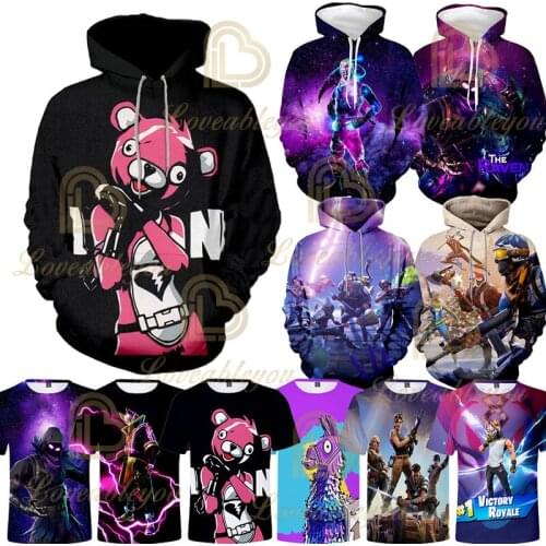 Fortnite 3D Kids Hoodie Battle Royal Game Children Hoodies Streetwear Hip Hop Warm Sweatshirts Hoodie Harajuku Victory Cosplay