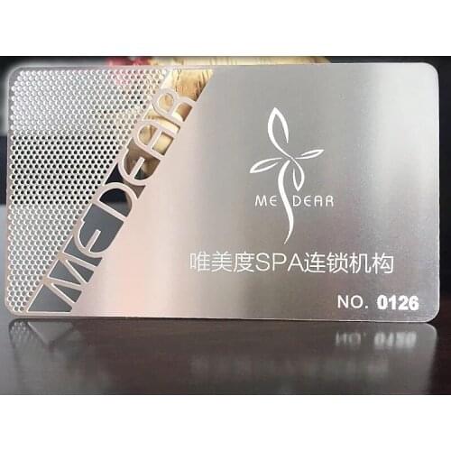 Free logo design metal business cards