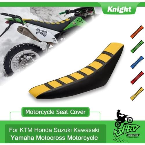 Motorcycle Gripper Soft Seat Cover Striped Rubber Anti-slip Seat For YAMAHA TTR125 TTR250 TTR600 ttr 125 250 600 XT250 5 colors