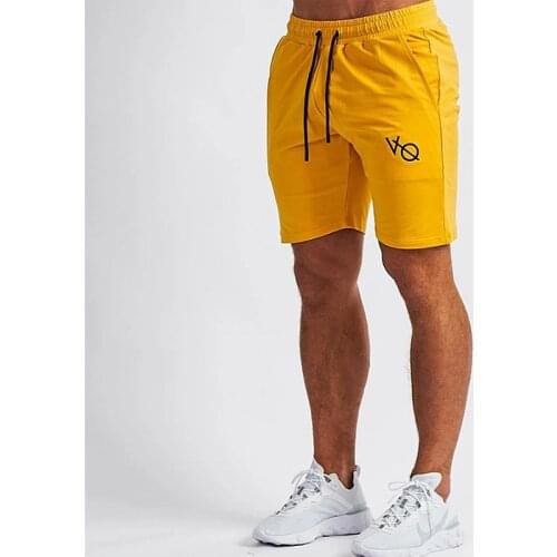 Mens Summer Cotton Casual Shorts Fitness Workout Gym Clothing Jogging Sweatshorts Knee Length Loose Beach Short Sweatpants