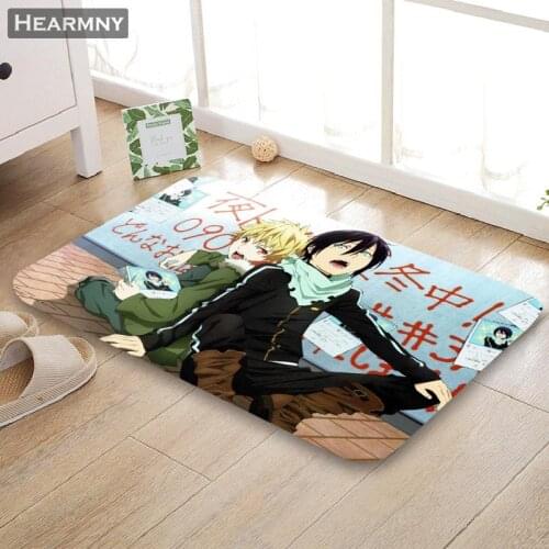 Nice Noragami Doormat Outdoor Floor Mat Home Creative Mat Super Soft Absorbent Bathroom Door Entrance Mat 40X60cm,50x80cm