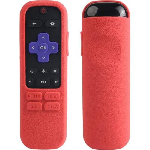 Silicone Cover for Roku U5 Streaming Stick Plus 3800R / 3810R 3800XB 2018 Model Enhanced Voice Remote Shockproof Protective Case
