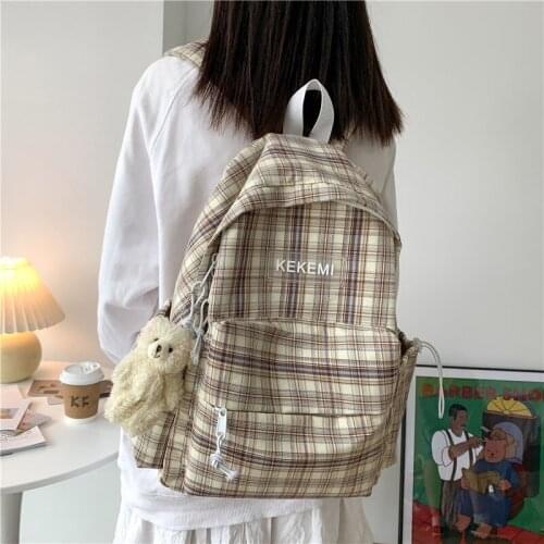 Oxford Backpack 2022 New Trend Women Backpack Wild Fashion Shoulder Bag Small Canvas Teen Girl School bag Mochilas Female
