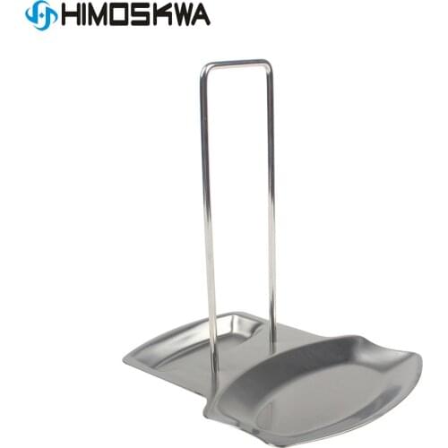 Stainless Steel Pan Pot Cover Lid Rack Stand Spoon Holder Stove Organizer Home Storage Soup Spoon Rests Kitchen Tools