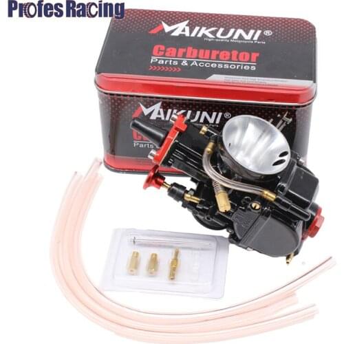 PrpfesRacing 21 24 26 28 30 32 34mm Universal Black Mikuni Maikuni PWK Carburetor Parts Scooters With Power Jet Motorcycle ATV