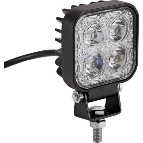 1PCS New 12W 12V LED Work Light Bar Spotlight Flood Lamp Driving Fog Offroad 4 LED 3Inch Work Car Auto Light For Offroad