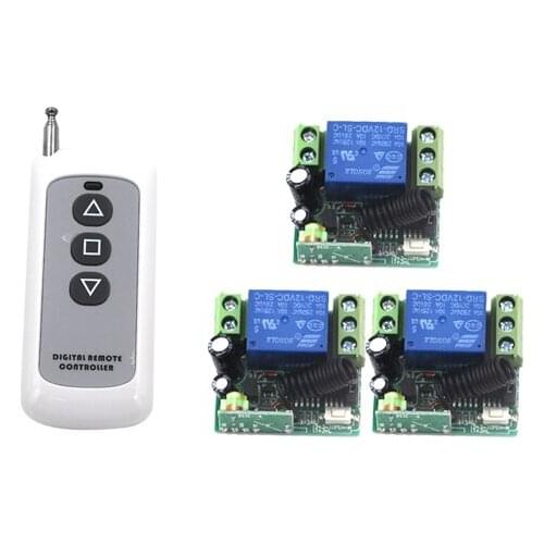 DC12V 10A 315MHz Wireless Remote Control Switch For Home Automation 1CH Mini Receiver with Case Easy to Install SKU: 5158