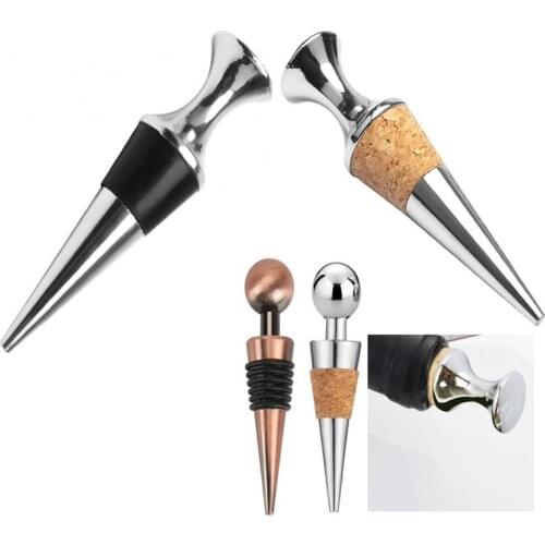Stainless Steel Bronze Bottle Stopper Champagne Stopper Wedding Wine Stopper Wine Preserver for Home Wedding