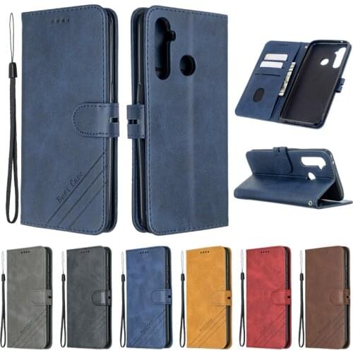 OPPO Realme 5 Pro Case Leather Flip Case on sFor Coque OPPO Realme 5 Pro Phone Case Realme5 3 6 Pro Fundas Magnetic Wallet Cover