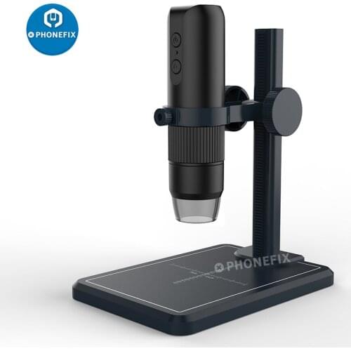 1000X Wifi USB Digital Microscope Electronic Microscope 8 LED Magnifier Adjustable Magnification with Stand For Smartphone PC