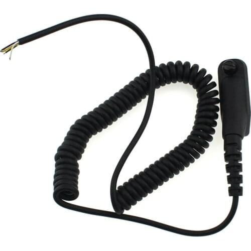 DIY Microphone Cable Replacement for Motorola XIR-P8260 XIRP-8268 XIR-P8200 XPR6550 XPR6000 APX-7000 DP3400 Two Way Radio