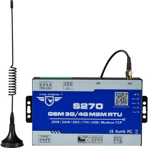GSM GPRS RTU Controllers Wireless Remote Monitoring System integrated Cloud Platform for LED Display Mangement S270