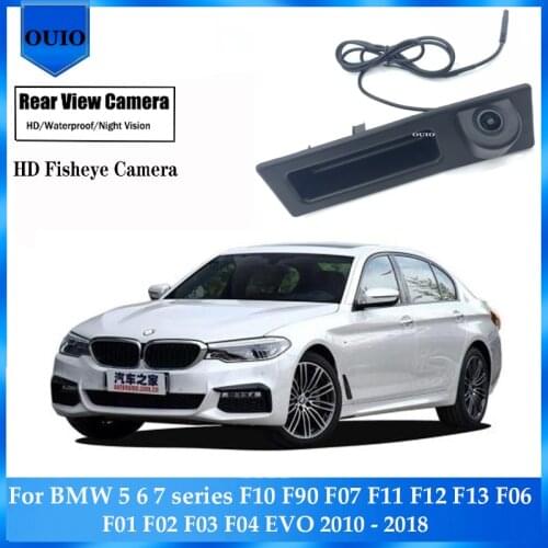 HD Backup Rear camera |For BMW 5 6 7 series F10 F90 F07 F11 F12 F13 F06 F01 F02 F03 F04 Trunk Handle Camera | Parking Camera
