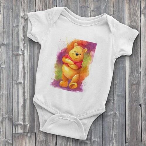 Baby Girl Boy Rompers Newborn Jumpsuit Winnie the Pooh Printed Toddler Playsuits Clothes Kids Infant Cute Outfits 0-24M