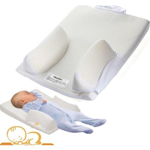 Baby Sleep Positioner Pillow Anti Roll Sleeping Mat Safe Head Back Waist Support mattress Sleeping position bed roll Pillow