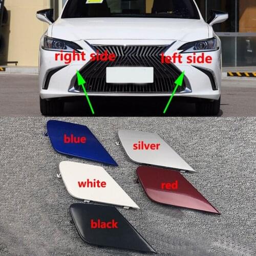 For Lexus ES ES200 ES250 ES260 ES350 ES300H 2018 2019 2020 2021 Car Front Bumper Tow Hook Cover Trailer Towing Eye Cap Lid