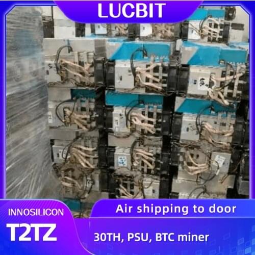 LUCBIT Asic Bitcoin Miner Innosilicon T2Tz 30Th/s with PSU Fast Deliver