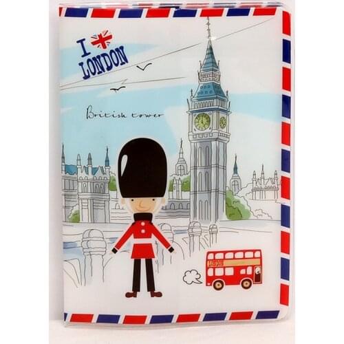 New I love Big Ben in London Travel Passport Holder,PVC Leather Passport Cover Passport Wallets Passport Bag Case