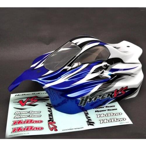 OFNA/HOBAO RACING 85033BU PRINTED BODY - BLUE for 1/8 HYPER VS BUGGY Free Shipping