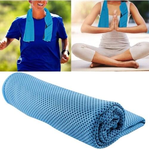Cooling Microfiber Towel Soft Breathable Chilly Towel For Yoga Sport Running Gym Workout Camping Fitness Ice Face Towels