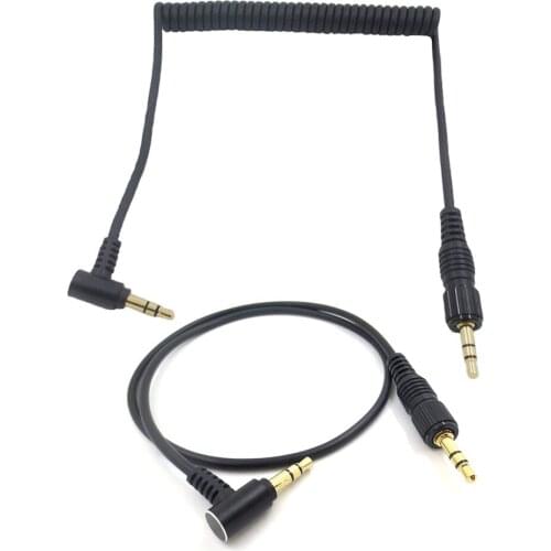 Splitter Audio Cable Insert 3.5mm Audio Cable for Sony UWP D11 D21 Sound Recording Microphone Accessories