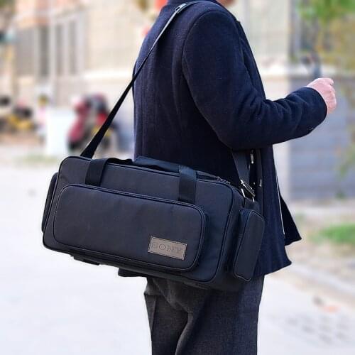 Roadfisher Waterproof Camcorder Bag Shoulder Carry Case For SONY DSR-PD190P 198P HDR-FX1E NX100 NX3 HVR-Z5C Z5P HVR-Z7C FX1000E