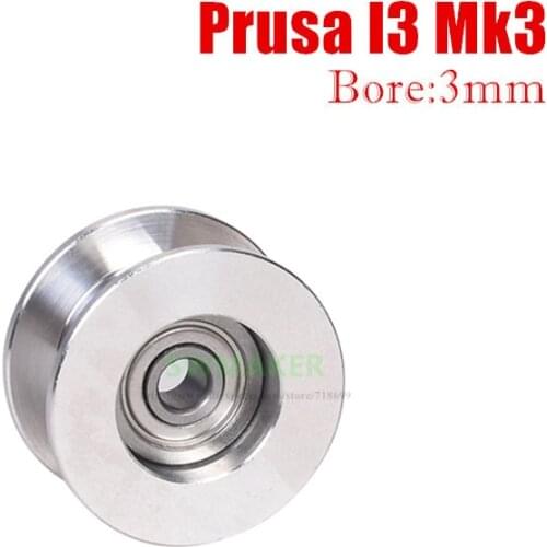 1pcs Prusa I3 MK3 Synchronous wheel bore 3mm for width 6mm synchronous belt Prusa I3 MK3 3D printer parts