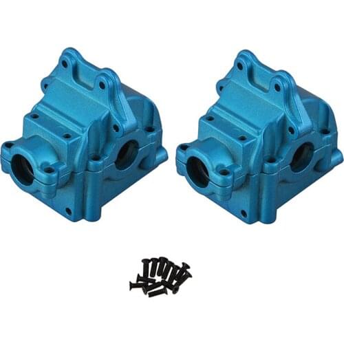 2Pcs Metal Wave Box Gear Box Upper and Lower Cover 144001-1254 for 1/14 WLtoys 144001 RC Car Spare Parts