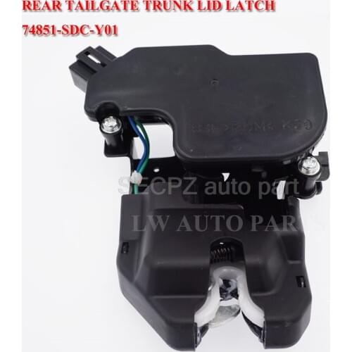 74851SDCY01 74851SDCY02 REAR Tailgate TRUNK LUGGAGE LID LATCH LOCK ASSY For Honda Accord VII 2003-2008