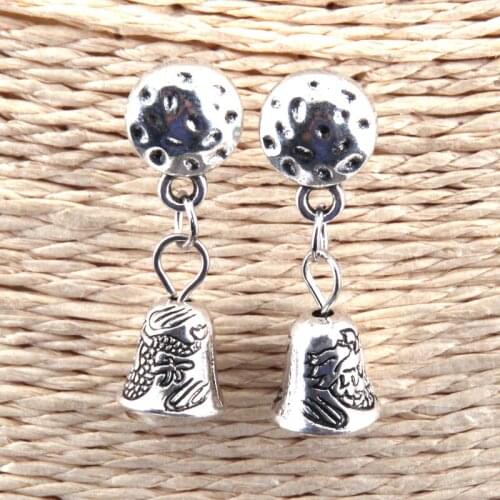 Free shipping Fashion Bell Charm Earring For Women