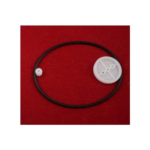 Quality silicone belt + pulley belts Round belts tension pulley special super model toys DIY accessories free shipping