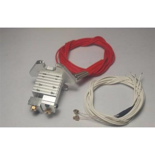 Delta Kossel stampante 3D ricambi metallo Chimera multi colore estrusione hotend kit 1.75mm NTC 3950 termistori cartridge heater