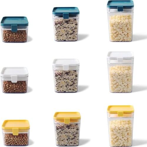 500/1000/1600ml Food Storage Container Kitchen Refrigerator Noodle Box Seal Can 203F