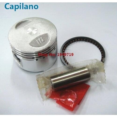 Motorcycle piston kit 44mm GY6 60 with mag-titanium piston ring for GY6-60 GY60cc scooter cylinder parts 60CC