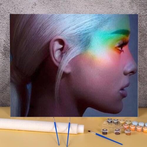 Ariana Grande Paint By Numbers Kit Acrylic Paints 50*70 Picture By Numbers Photo Loft Picture For Kids Handiwork For Art