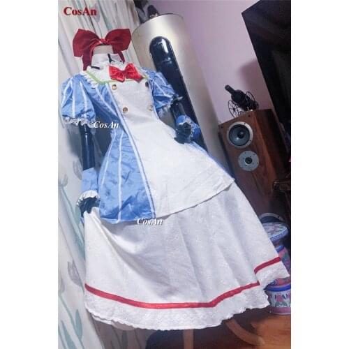 New Anime Redo Of Healer Keyaru Cosplay Costume Lovely Elegant Maid Outfit Unisex Activity Party Role Play Clothing Custom-Make
