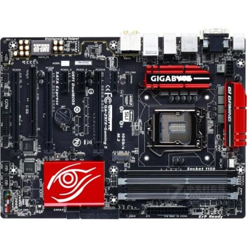 Original motherboard for Gigabyte Z97X-Gaming 5 LGA 1150 DDR3 USB2.0 USB3.0 GA-Z97X-Gaming 5 Z97 used Desktop Motherboard