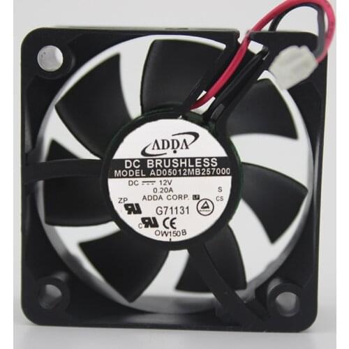 Original AD05012MB257000 12V 0.2A 5 cm ball cooling fan