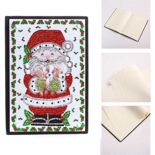 Opening Season Diamond Painting Notebooks Special Shaped Christmas Diary Book Diamond Embroidery Sale A5 Mosaic Painting Gift