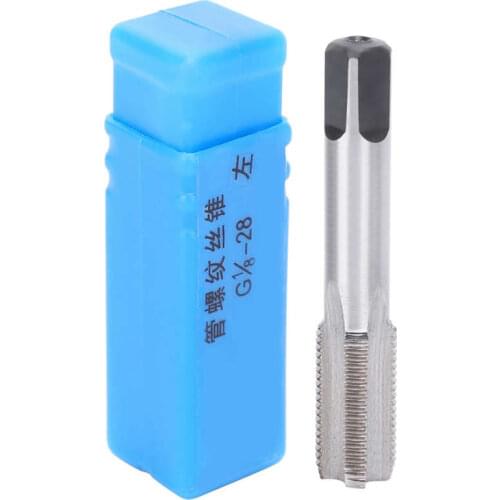 HSS G1/8-28 Professional Pipe Thread Tap Water Pipe Repair Screw Tap Processing Accessory