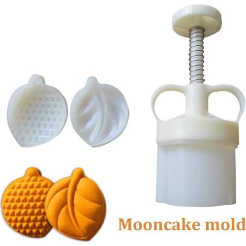 Adjustable Hand Pressure Moon Cake Mould Durian Shaped Mung Bean Sorbet Mold Household Pastry Mold Hand DIY Baking Tool