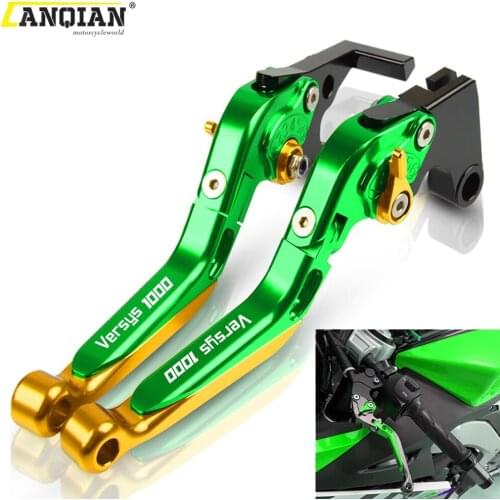 For Kawasaki VERSYS 1000 2015 2016 2017 2018 2019 Accessories Motorcycle CNC Adjustable Extendable Foldable Brake Clutch Levers
