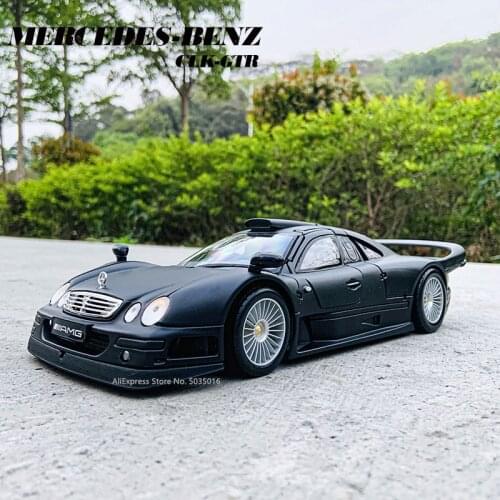 Maisto 1:18 Mercedes-Benz Clk-GTR Die casting Alloy Retro Car Model Classic Car Model Car Decoration Collection gift