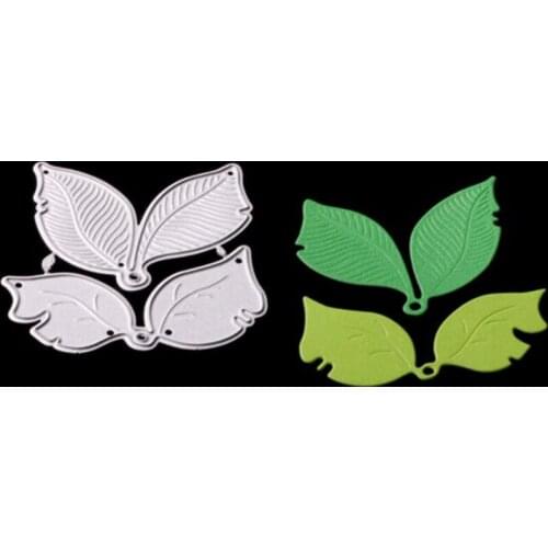 SCD648 Leaves Metal Cutting Dies For Scrapbooking Stencils DIY Album Cards Decoration Embossing Folder Die Cuts Mold Tools New