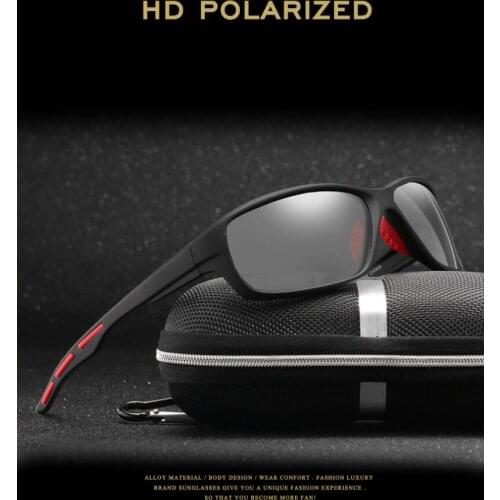 New Men Polarized Photochromic Sunglasses Driving Shade Glasses Male Fashion Square Outdoor Sports Sunglasses For 2021 Hot Sales