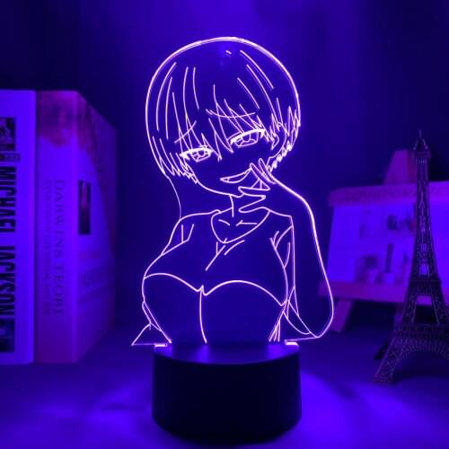 Uzaki Chan Wants To Hang Out Led Night Light for Bedroom Decor Gift Nightlight Anime 3d Lamp Uzaki Chan Wants To Hang Out